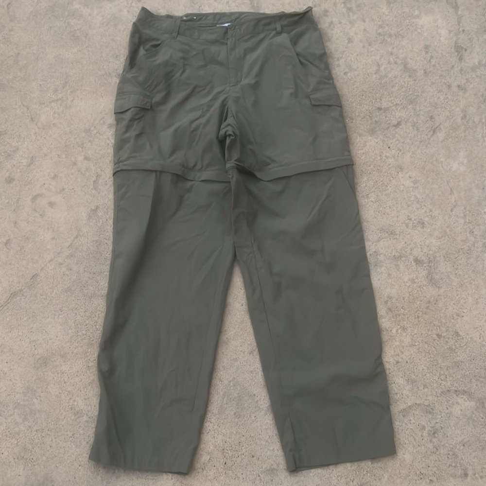 Columbia PFG Omni Shield Tan Convertible Men's Pant Size L